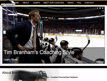 Tablet Screenshot of branhamhockey.com